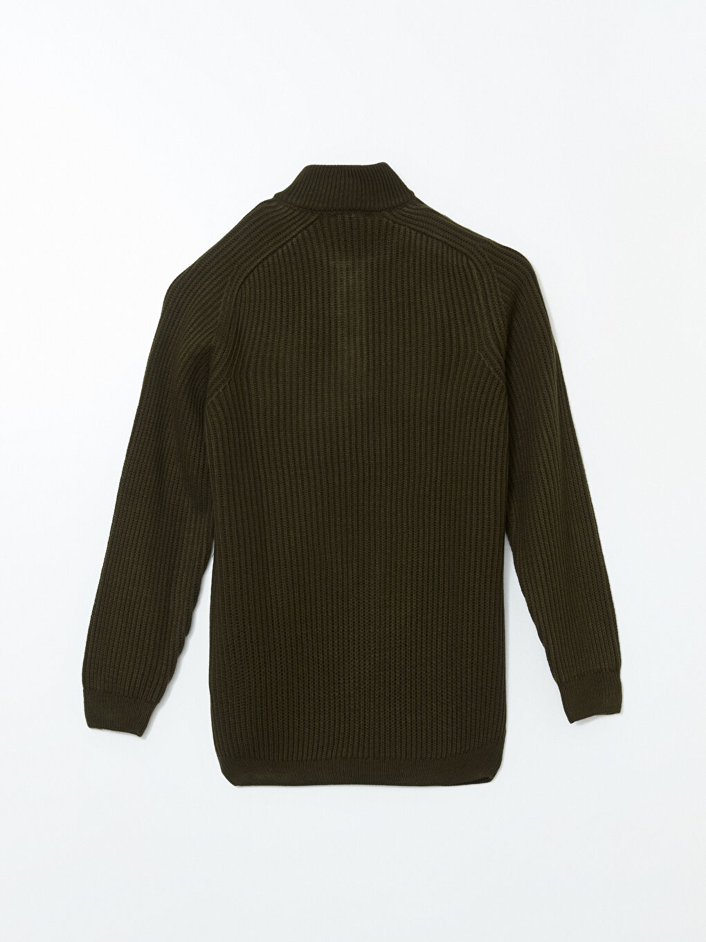 Turtle Neck Long Sleeve Men's Tricot Sweater -W46088Z8-F7Z