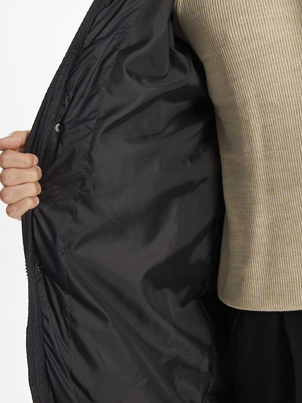 LCW Vision Regular Fit Steppmantel für Herren mit Kapuze -W46090Z8-CVL