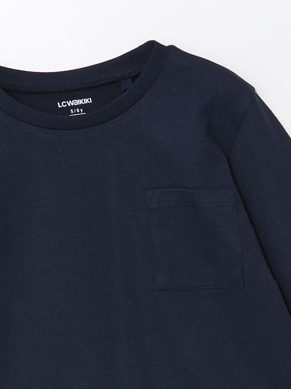 LCW Kids Rundhalsausschnitt Langarm Schlichtes T-Shirt für Jungen -W46101Z1-HNG