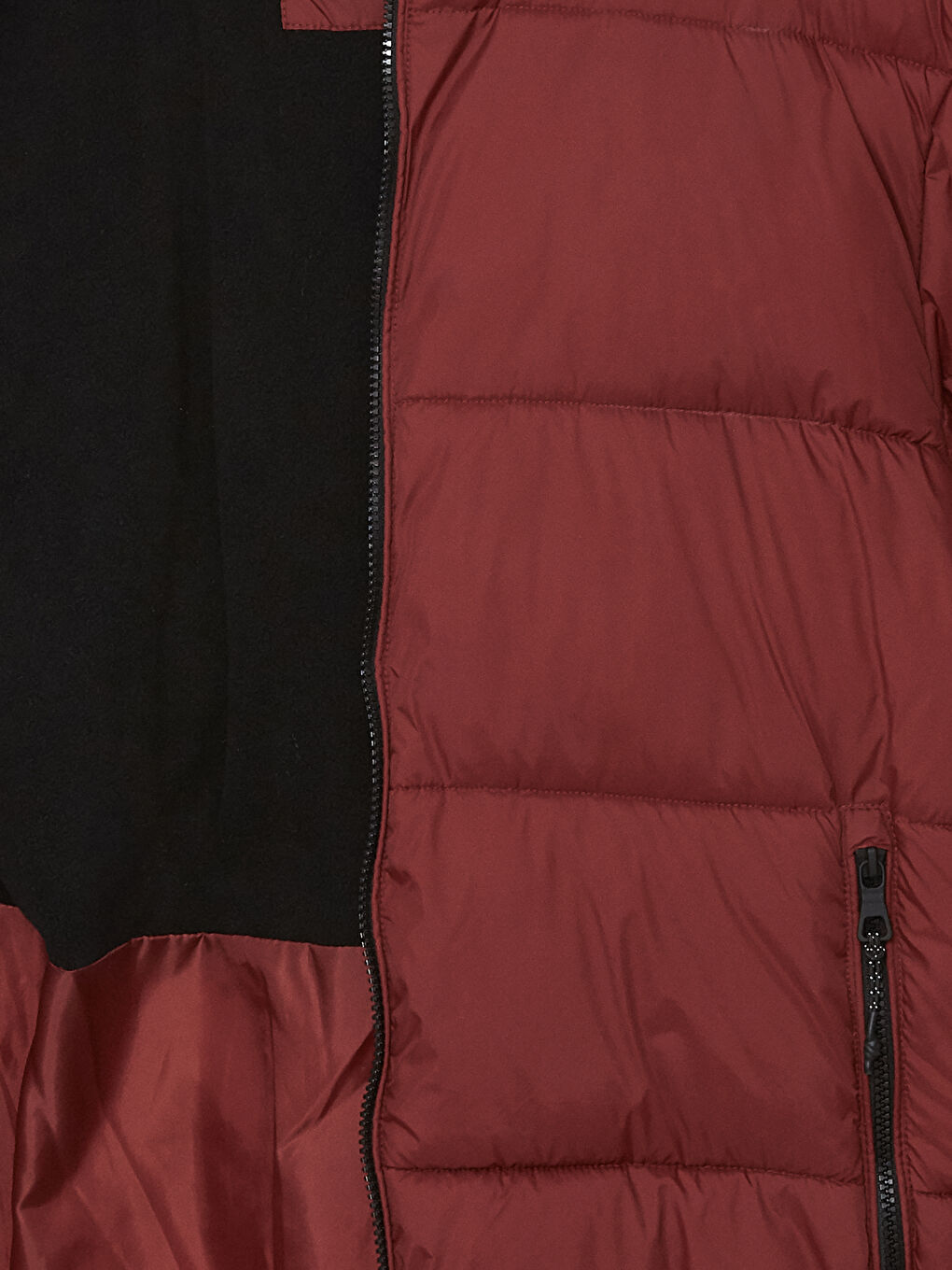 Standart Kalıp Kapüşonlu Erkek Şişme Mont-6