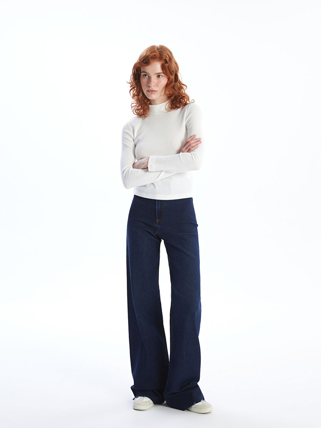 LCW Jeans Jeans für Damen mit weitem Bein -W46112Z8-309