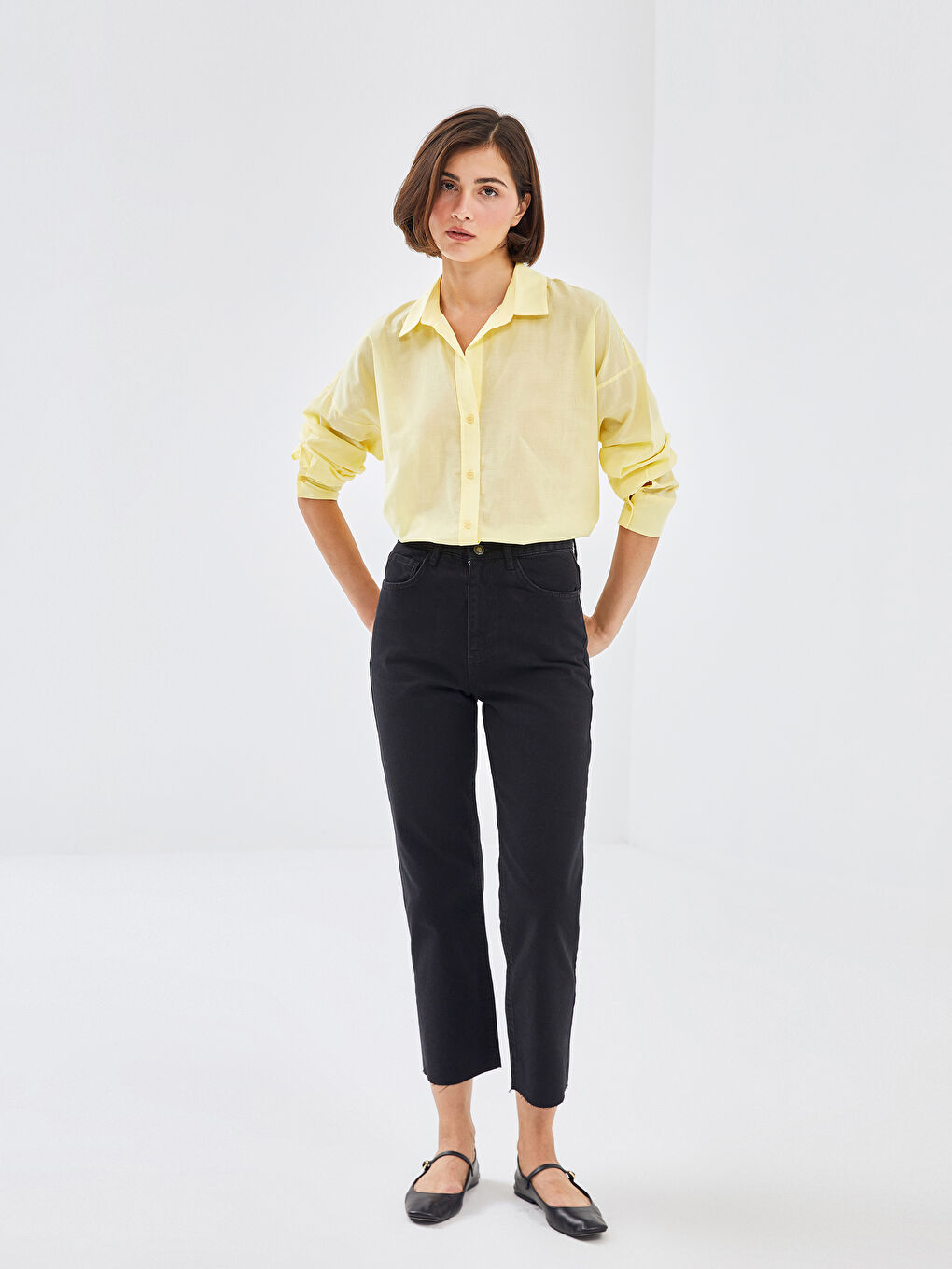 LCW Jeans Straight Fit Women's Jeans -W46118Z8-327