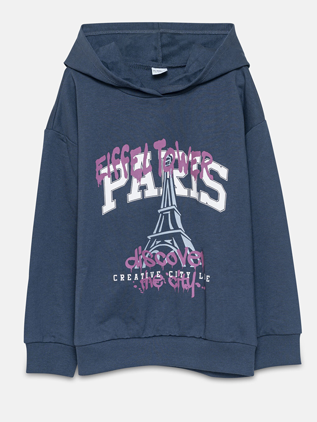 LCW Kids Hooded Girls' Thick Sweatshirt -W46121Z4-YE4