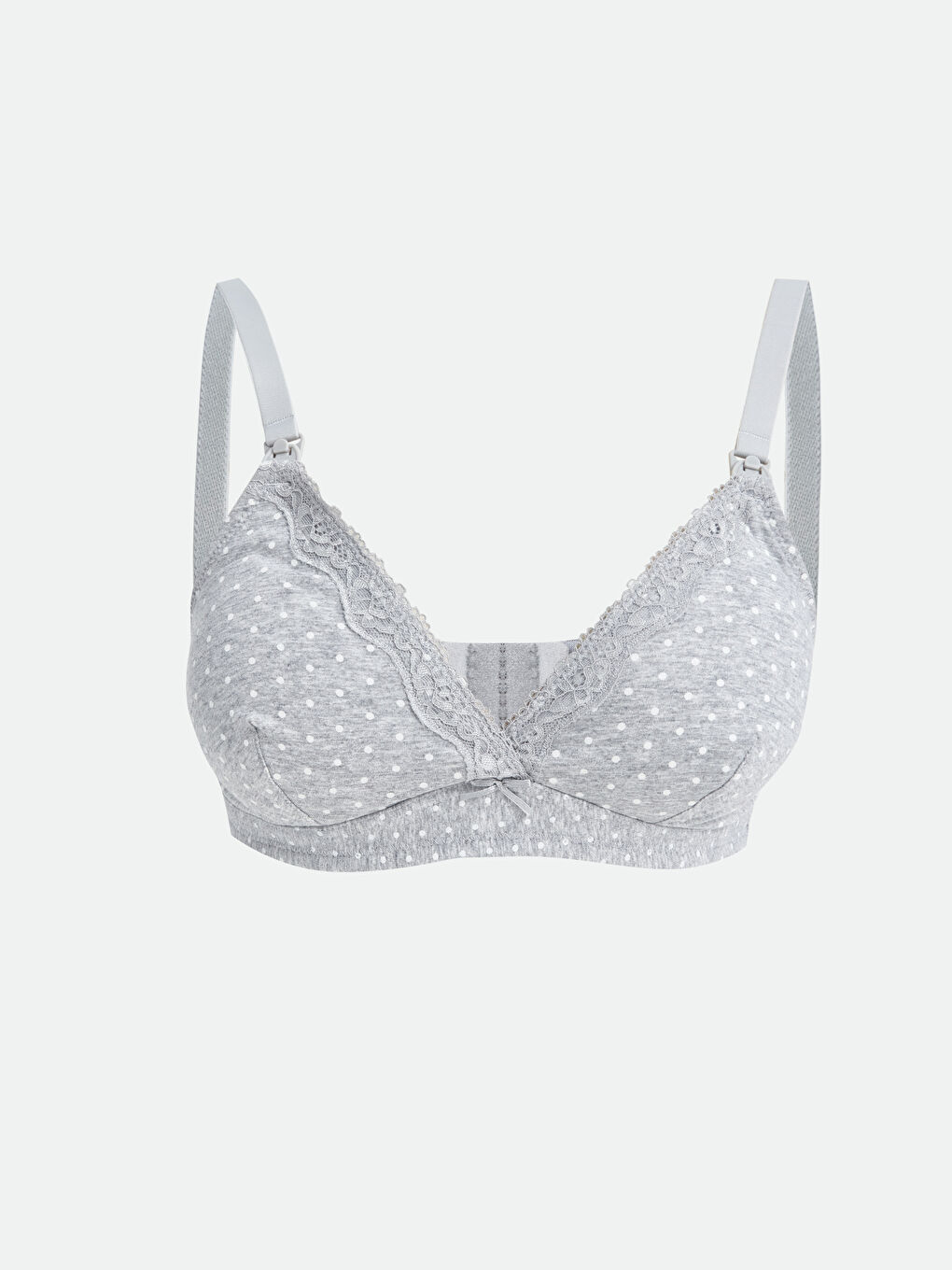 Non-Wired Non-Padded Polka Dot Nursing Bra