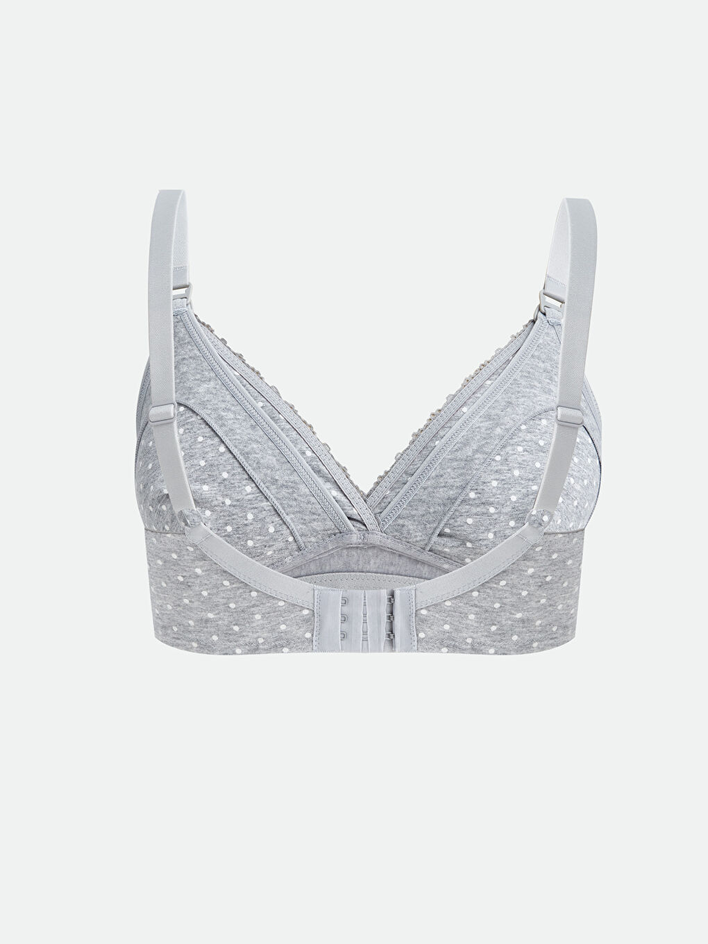 Non-Wired Non-Padded Polka Dot Nursing Bra-1