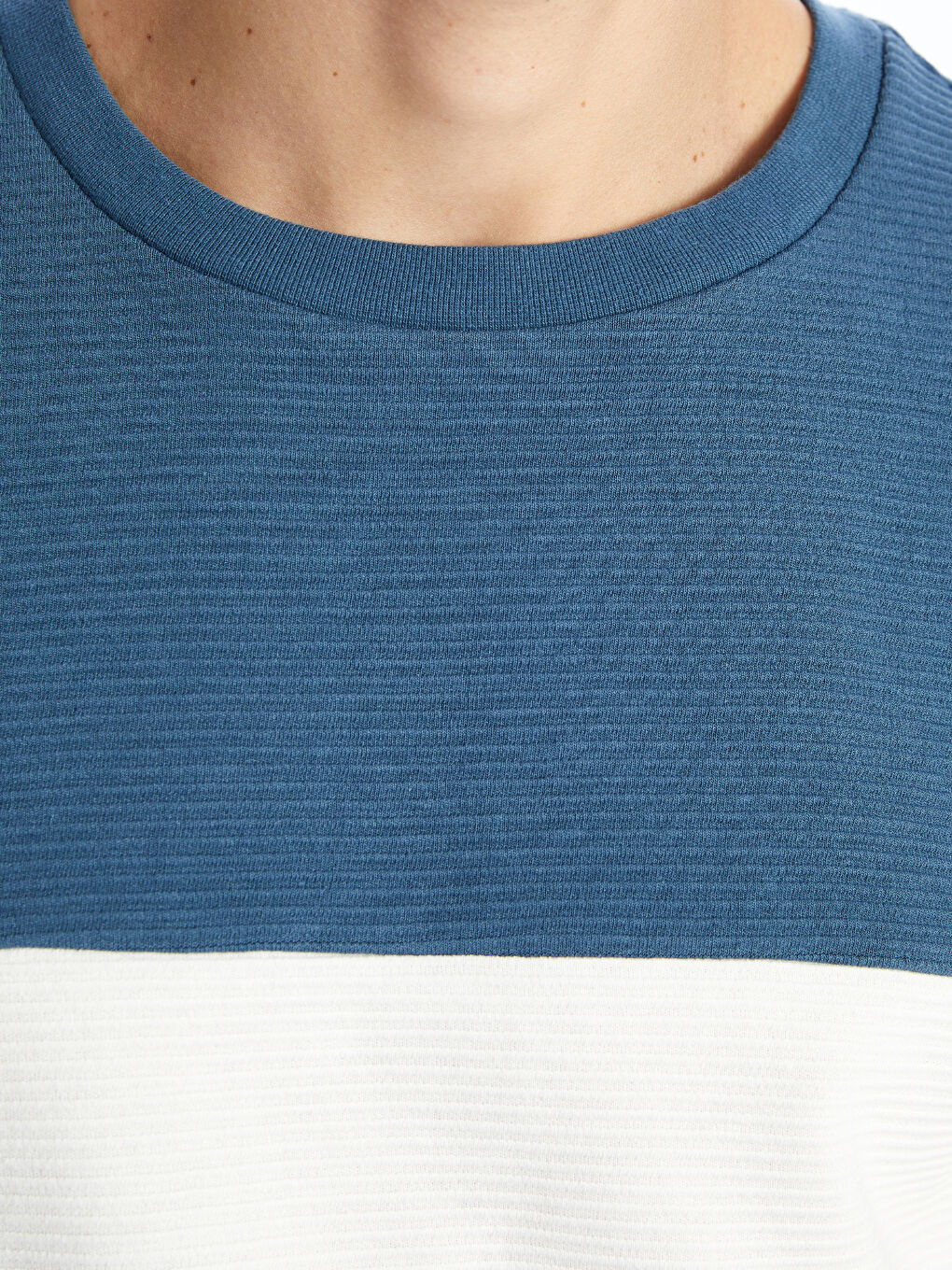 SOUTHBLUE Crew Neck Long Sleeve Color Block Men's Sweatshirt -W46130Z8-KZZ