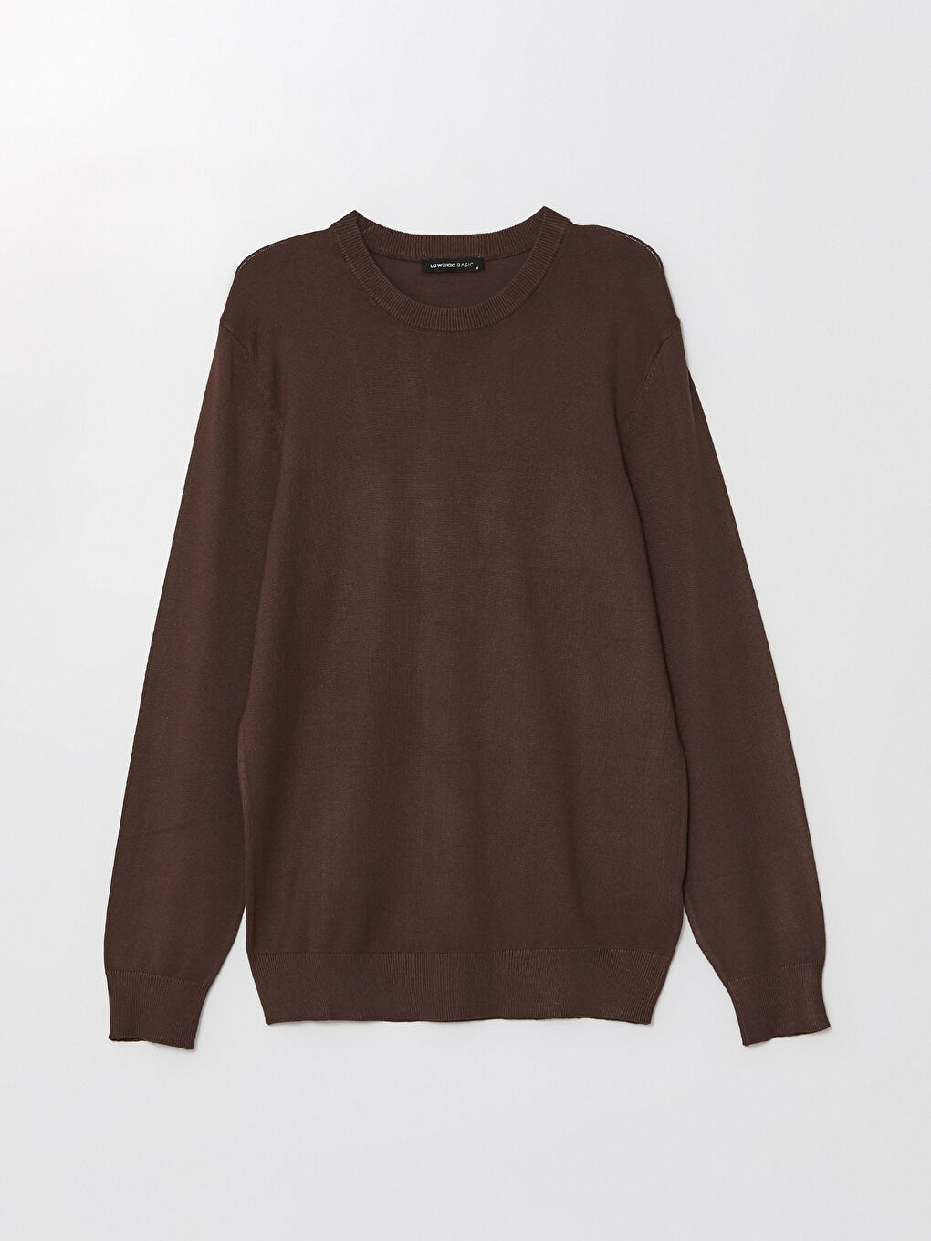 Muški trikotažni džemper okruglog izreza dugih rukava-5