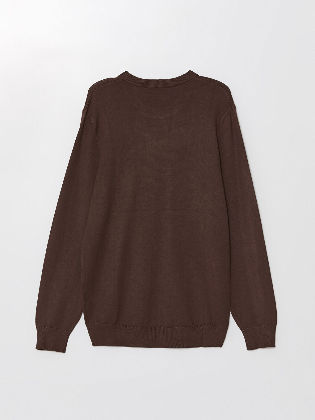 Muški trikotažni džemper okruglog izreza dugih rukava-6