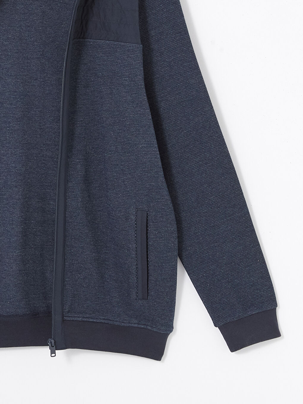 LCWAIKIKI Classic Sweat-shirt zippé à manches longues pour Hommes avec col cheminée -W46164Z8-RFH