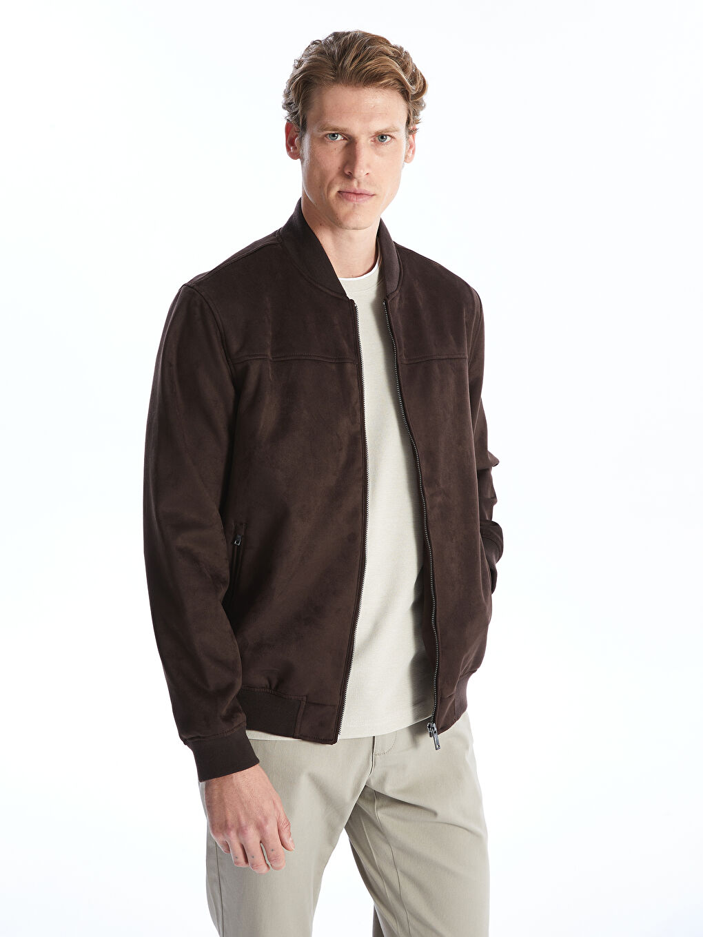 LCWAIKIKI Classic Bomber jakna sa koledž kragnom, standardni kroj za muškarce -W46173Z8-VKD