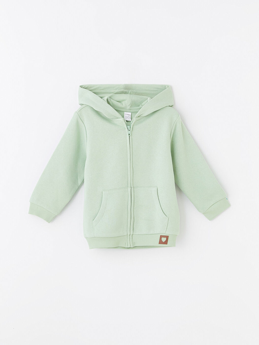 კაპიუშონიანი გრძელმკლავიანი ბავშვის გოგონებისთვის ელვიანი ზედა