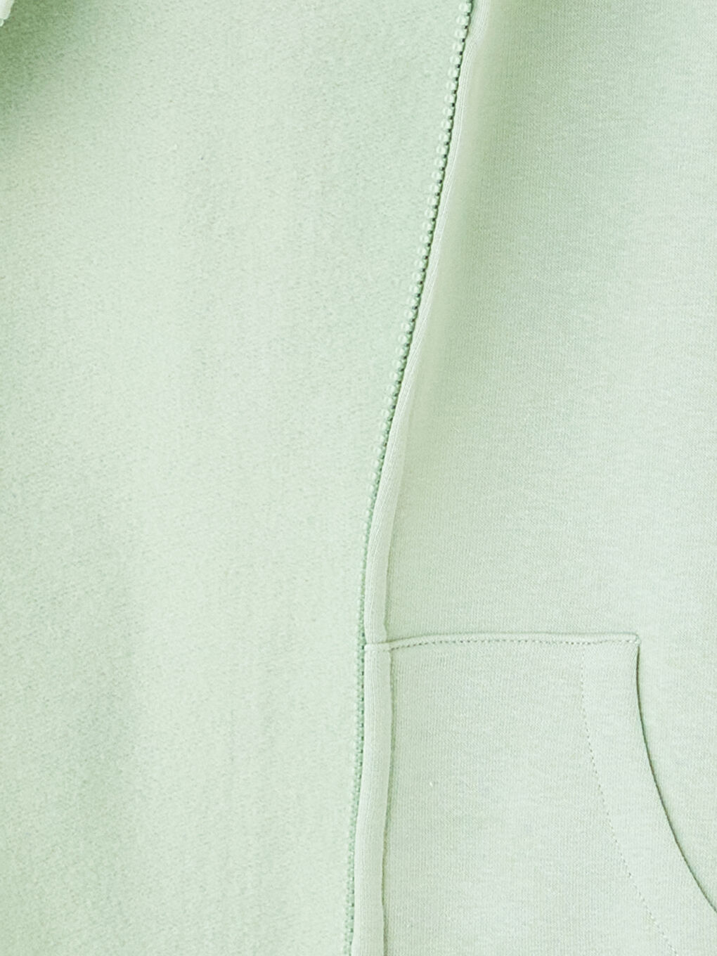 კაპიუშონიანი გრძელმკლავიანი ბავშვის გოგონებისთვის ელვიანი ზედა-1