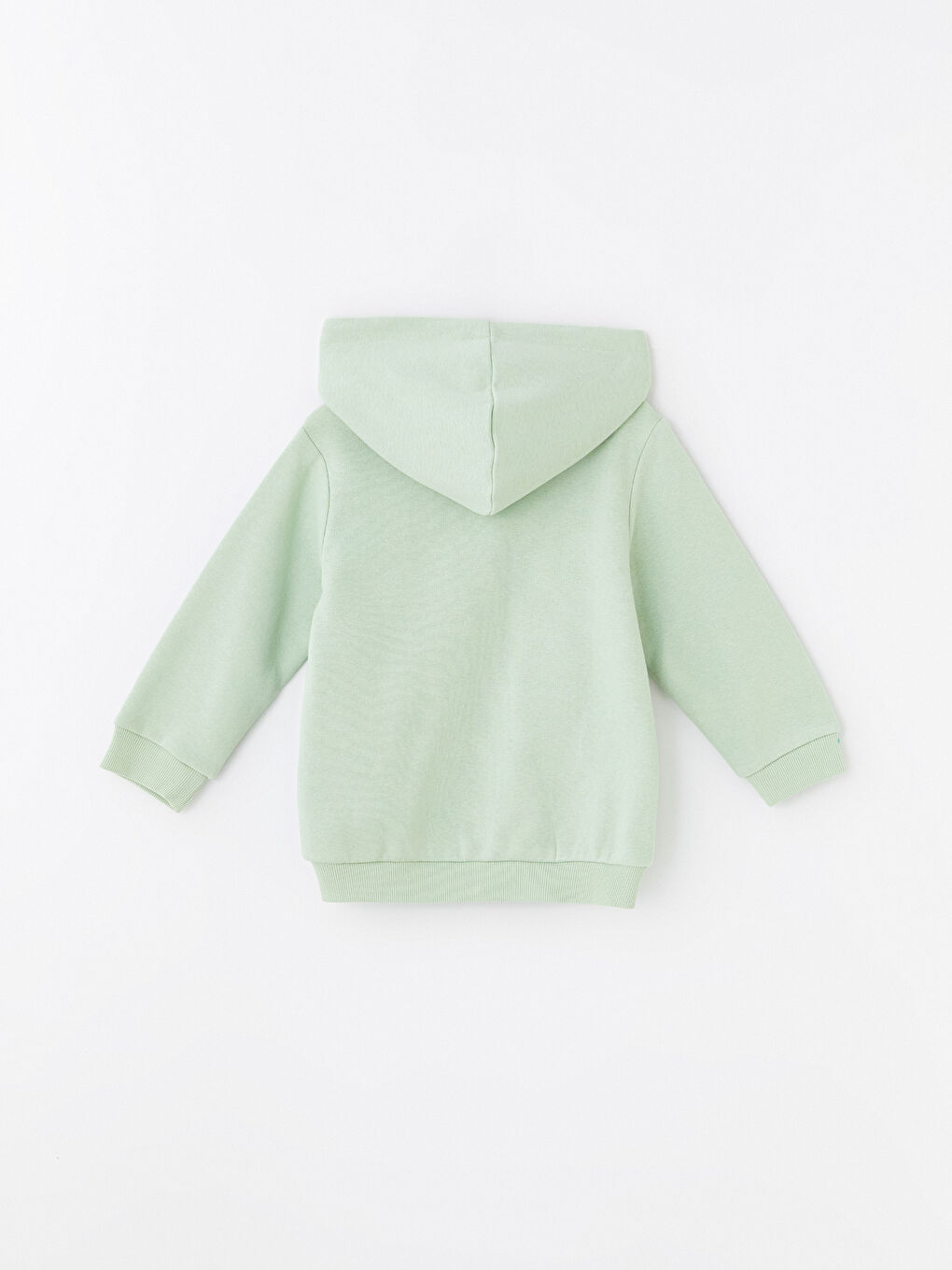 კაპიუშონიანი გრძელმკლავიანი ბავშვის გოგონებისთვის ელვიანი ზედა-2