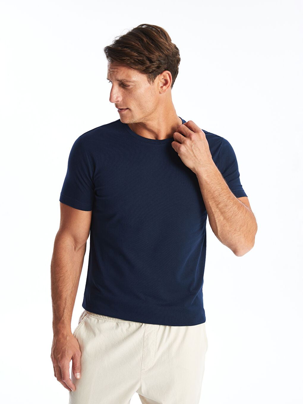 Crew Neck Jersey Men's T-Shirt