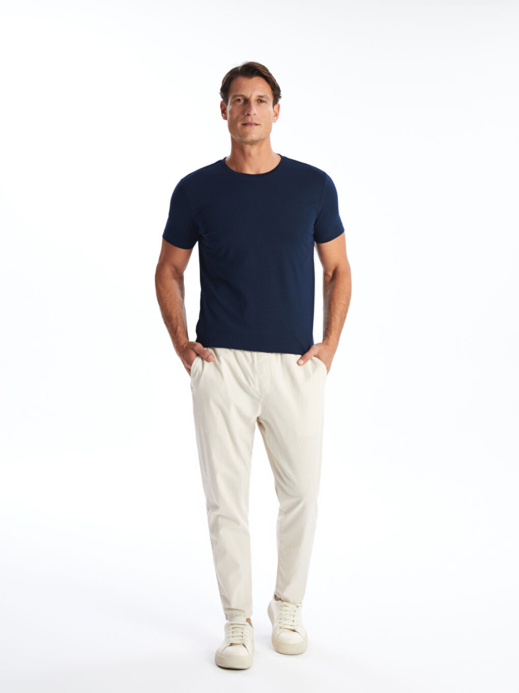 Crew Neck Jersey Men's T-Shirt-1