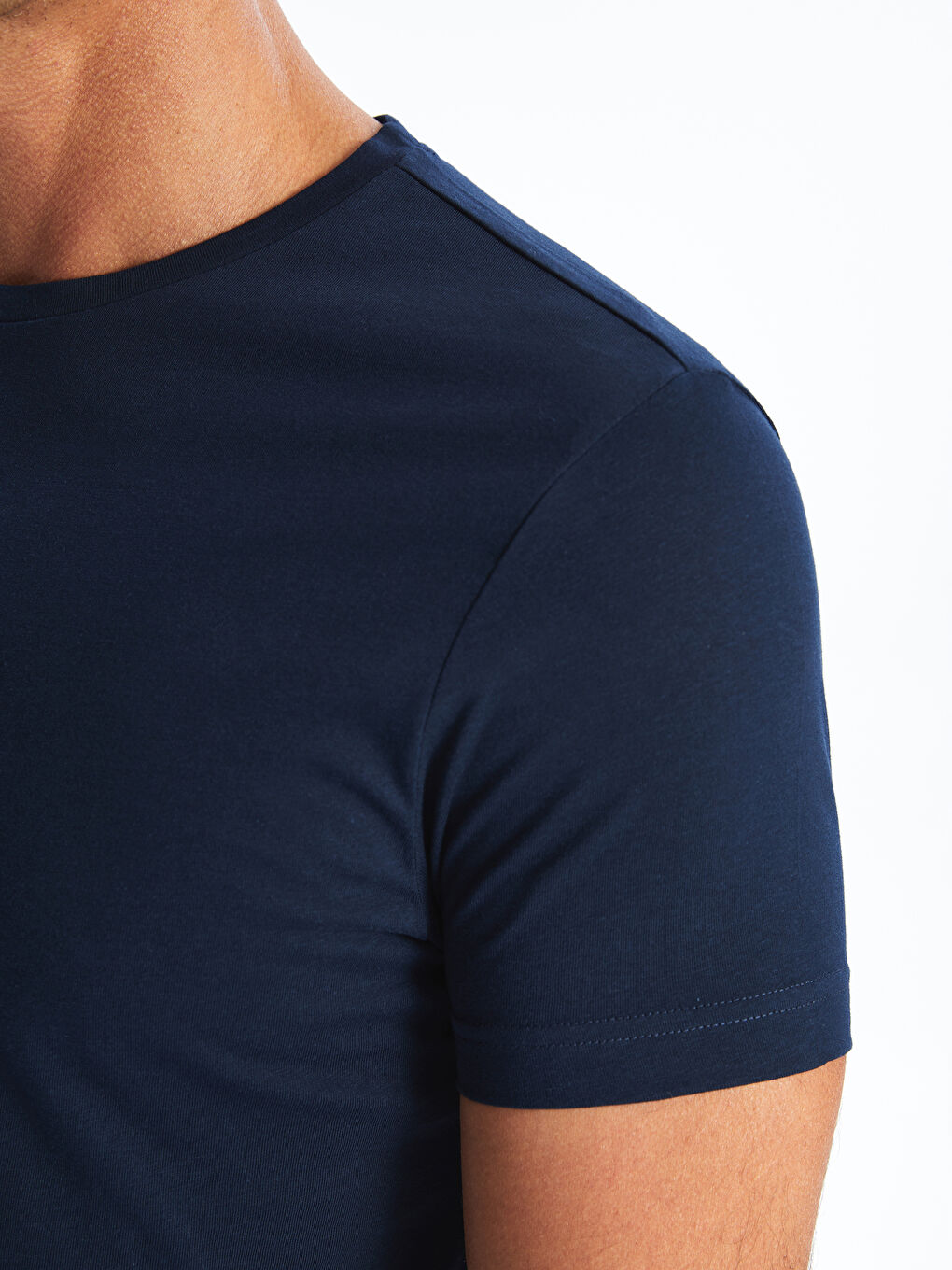 Crew Neck Jersey Men's T-Shirt-3