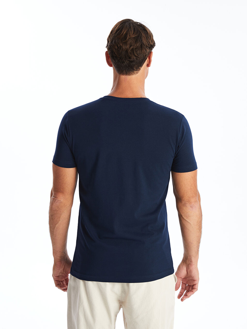 Crew Neck Jersey Men's T-Shirt-4