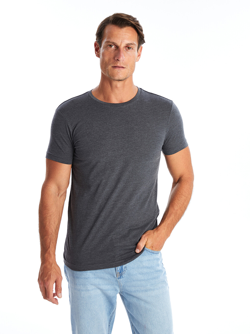 Crew Neck Jersey Men's T-shirt