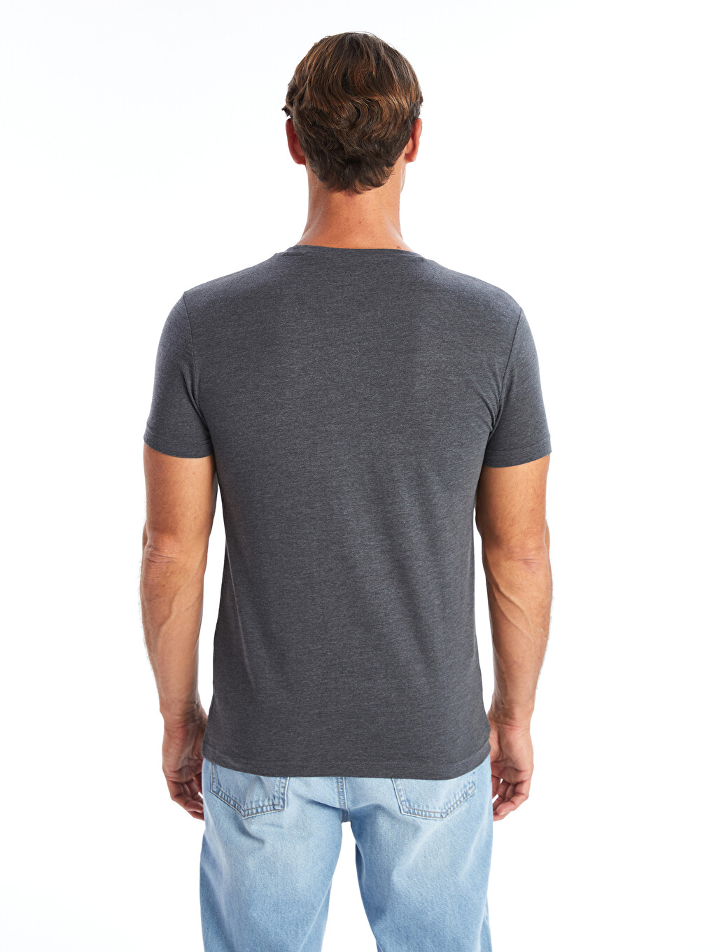 Crew Neck Jersey Men's T-shirt-3