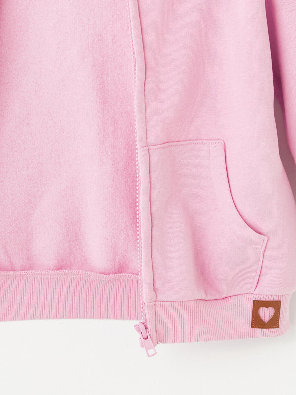 Hooded Long Sleeve Baby Girls' Zippered Sweatshirt-1