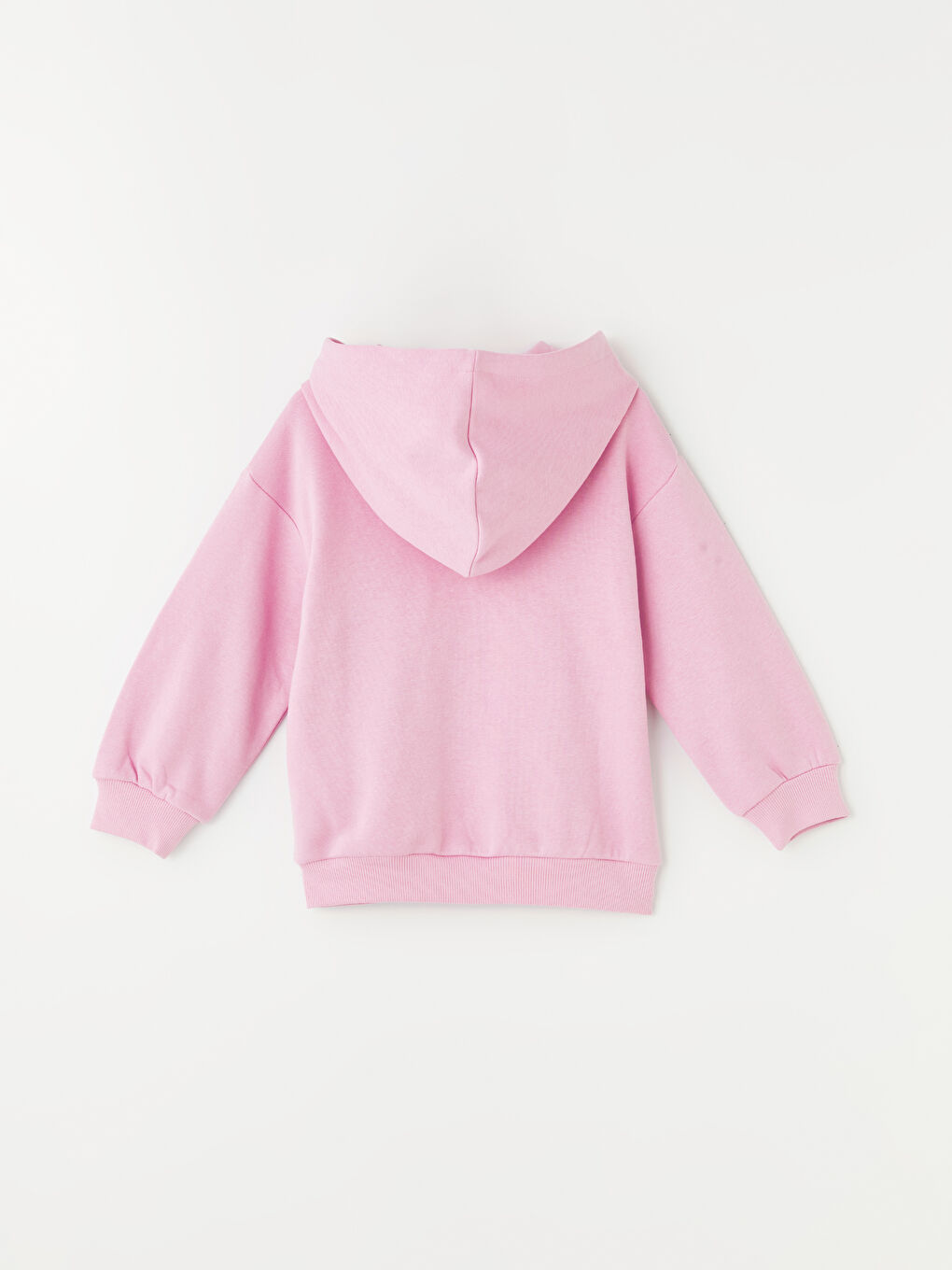 Hooded Long Sleeve Baby Girls' Zippered Sweatshirt-2