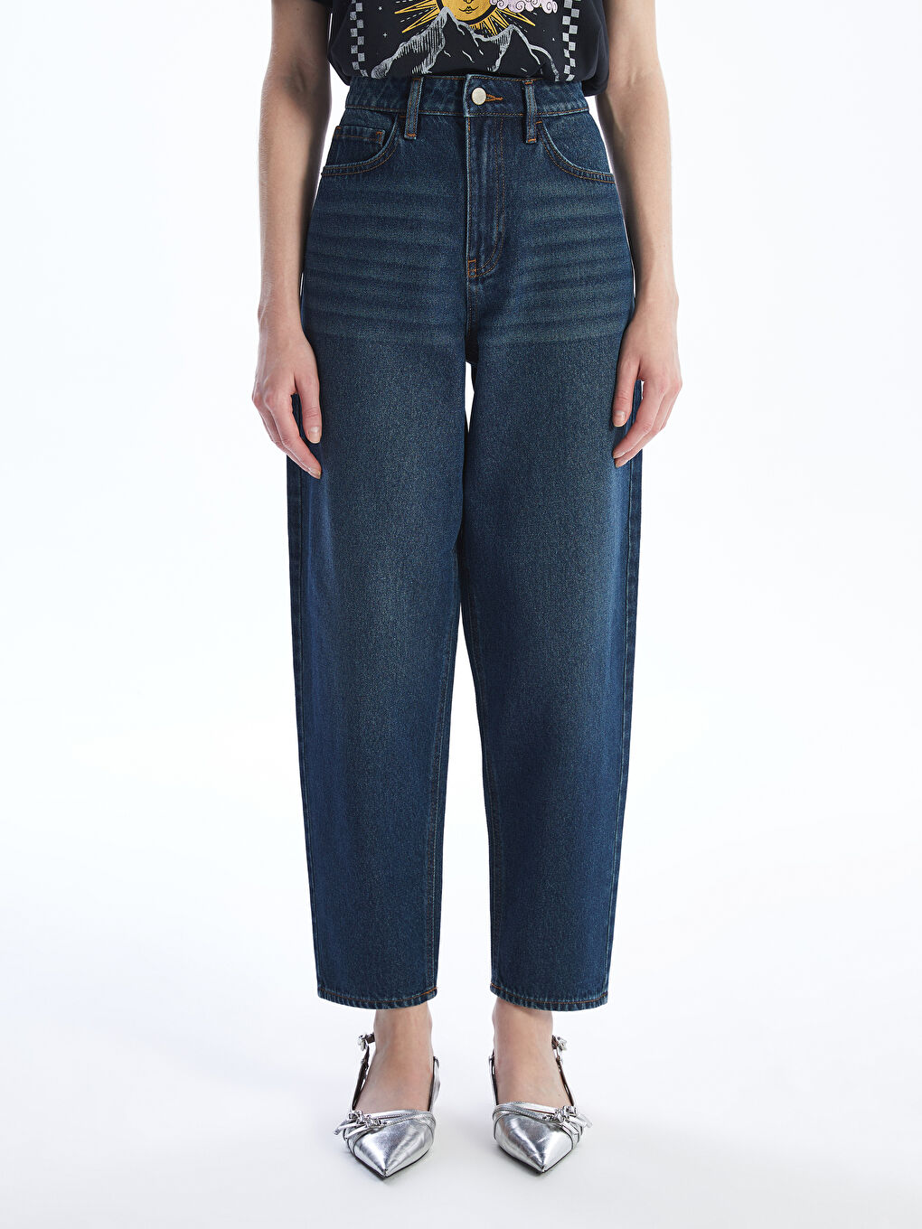 LCW Jeans Balloon Fit Women's Jeans -W46387Z8-JVV