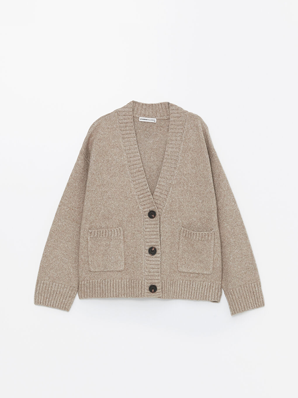 LCWAIKIKI Classic V Neck Women's Knitwear Cardigan -W46390Z8-Y9H