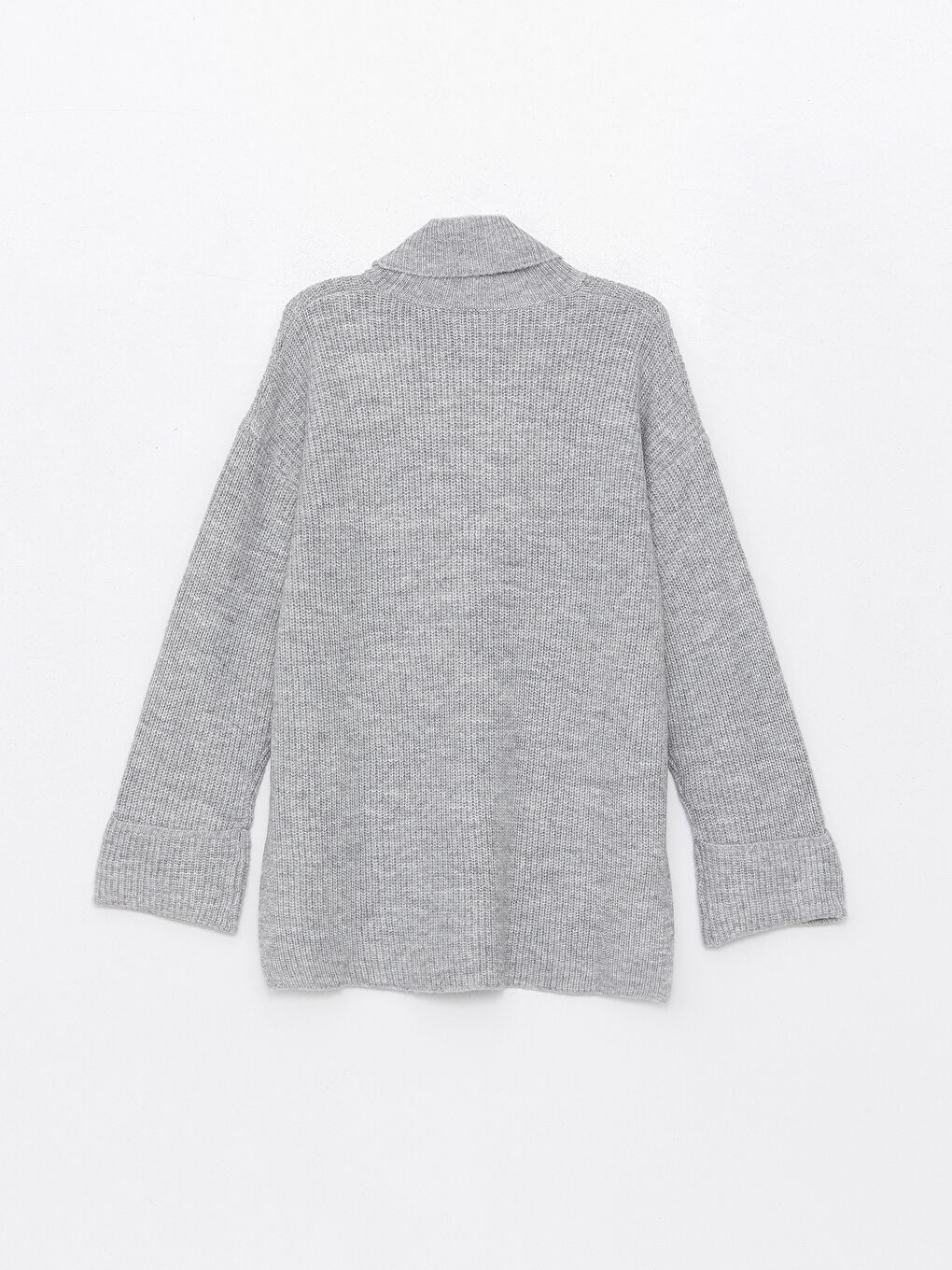 LCWAIKIKI Classic Turtleneck Plain Long Sleeve Women's Knitwear Sweater -W46397Z8-JMD