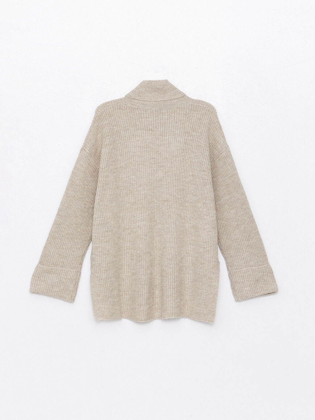LCWAIKIKI Classic Turtleneck Plain Long Sleeve Women's Knitwear Sweater -W46397Z8-VBR