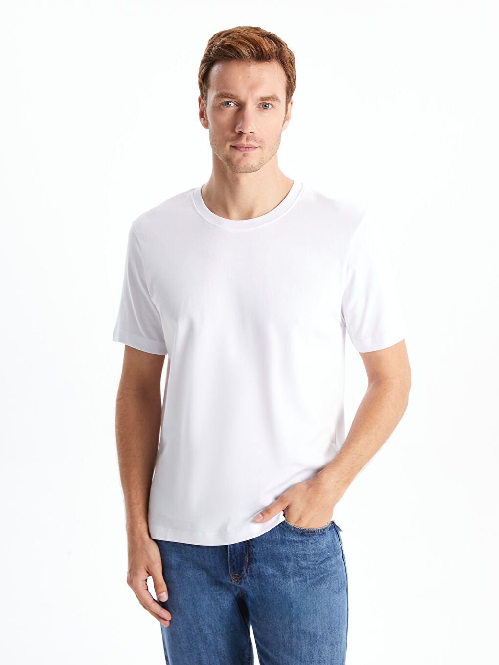 Crew Neck Short Sleeve Men's T-Shirt