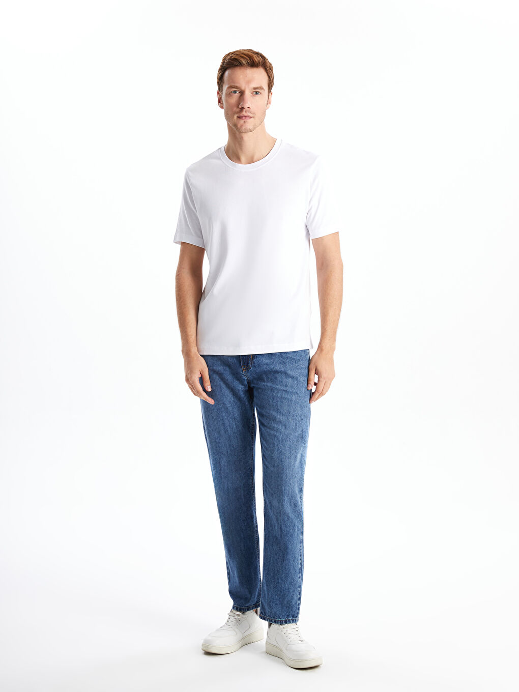 Crew Neck Short Sleeve Men's T-Shirt-1