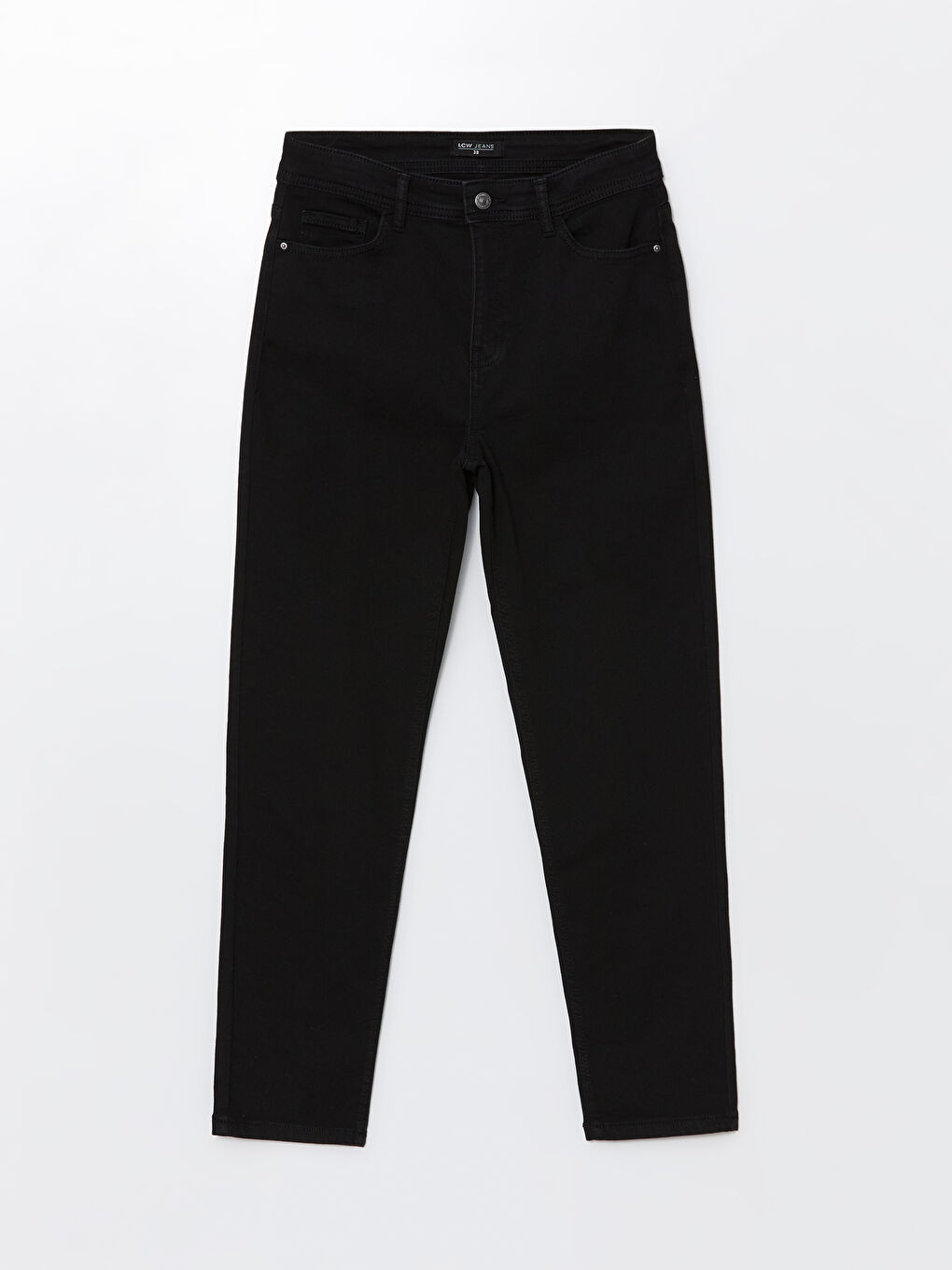 LCWAIKIKI Classic Slim Fit Women's Inner Brushed Jeans -W46421Z8-J0F