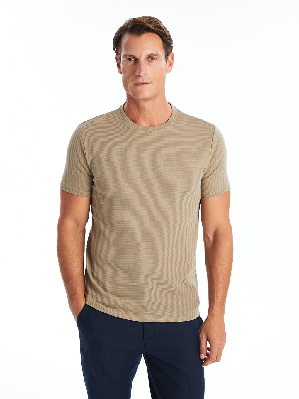 Crew Neck Jersey Men's T-Shirt