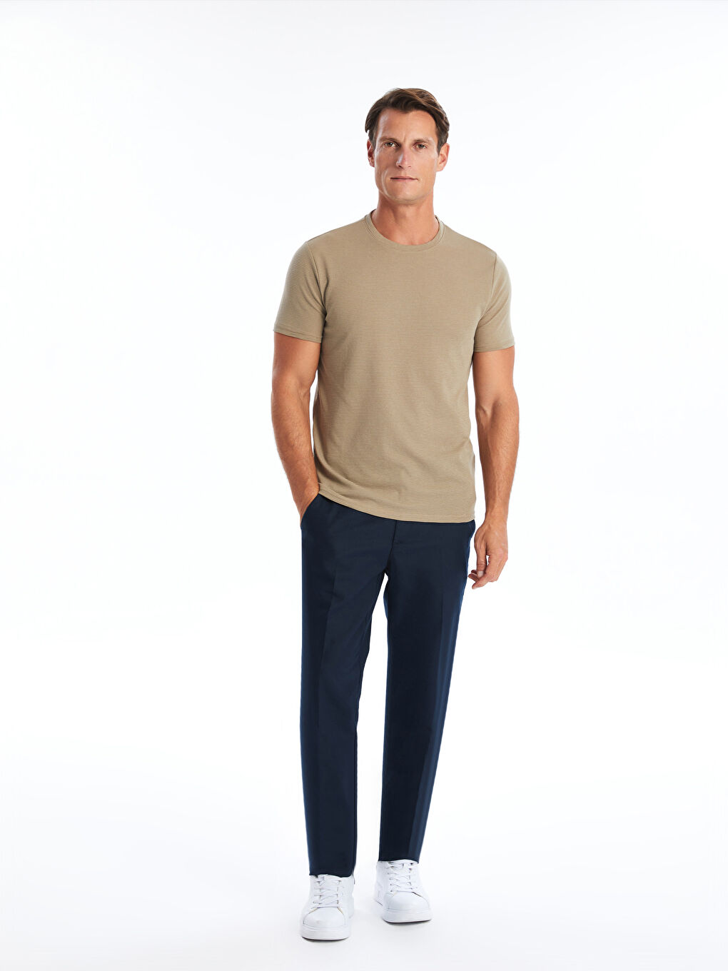 Crew Neck Jersey Men's T-Shirt-1