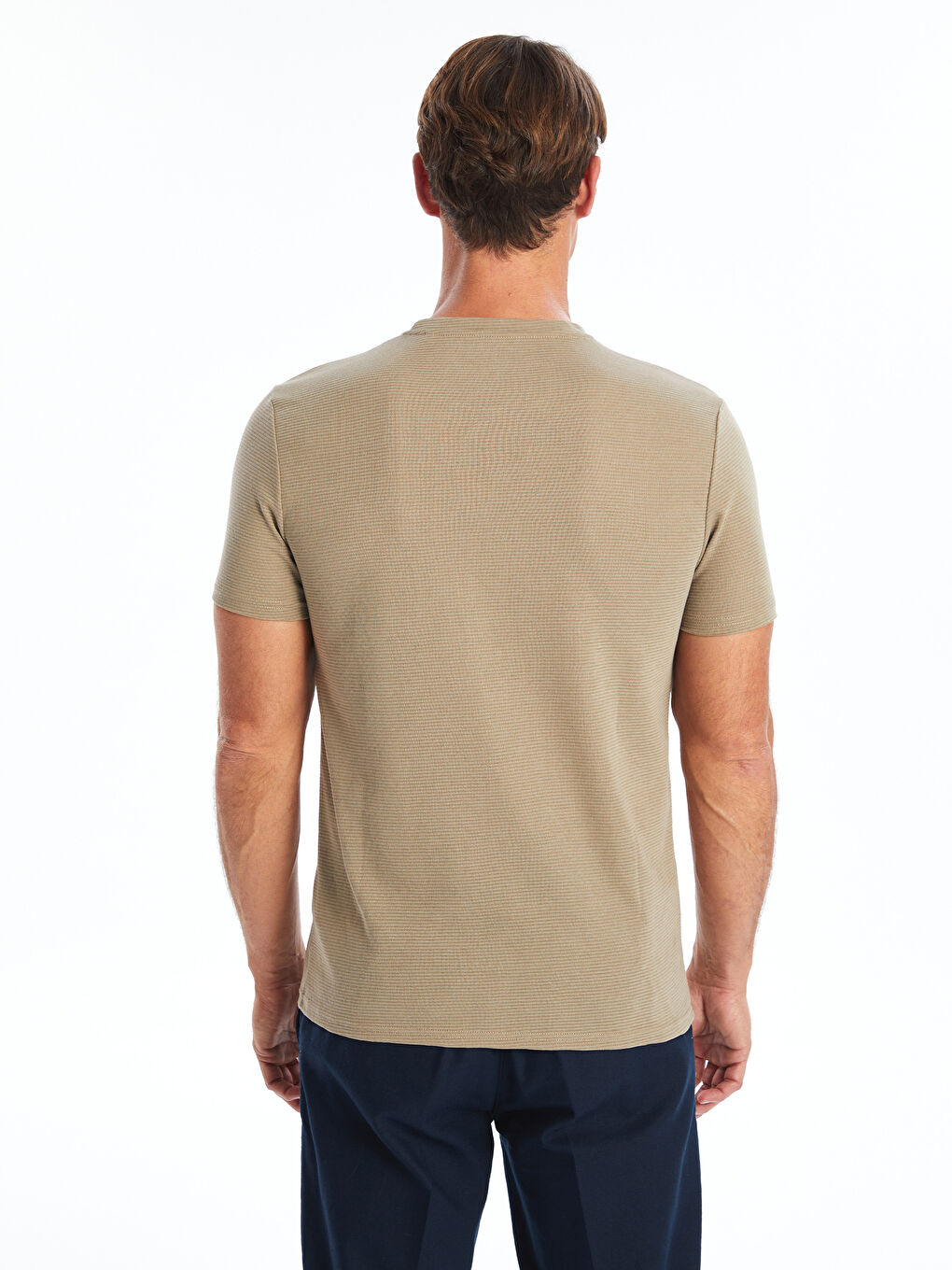 Crew Neck Jersey Men's T-Shirt-3
