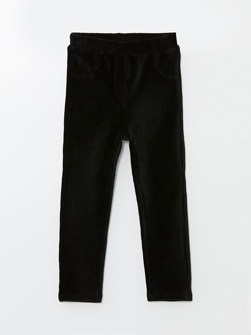 Elasticated Waist Thick Basic Girls' Jogger Sweatpants -W46505Z1-CVL