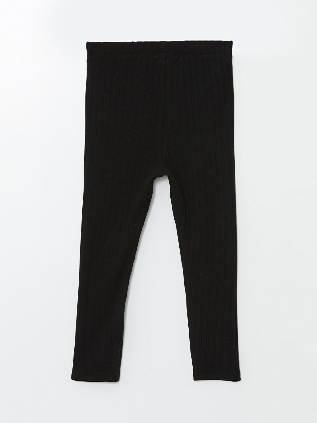Elasticated Waist Basic Girls' Leggings -W46506Z1-CVL