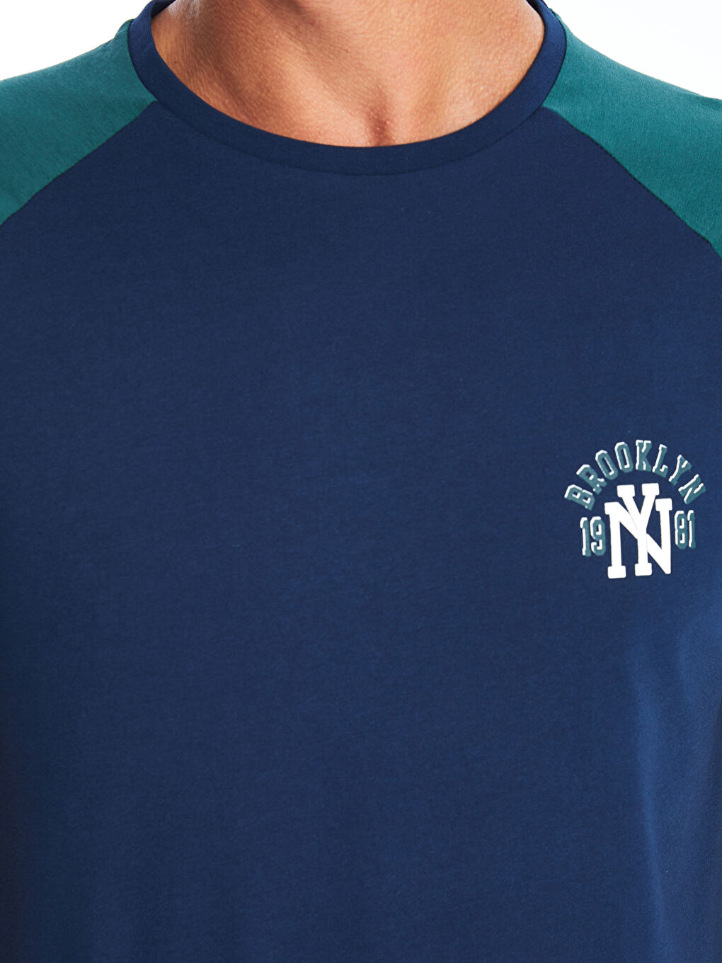 Lacivert Standart Kalıp Erkek Pijama Takımı-2