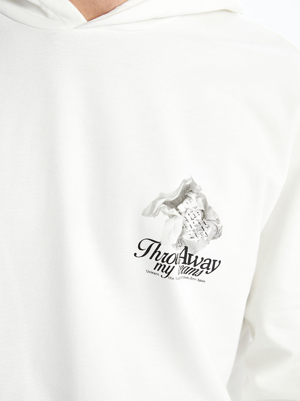 هودي تخين مطبوع كم طويل للرجال-2