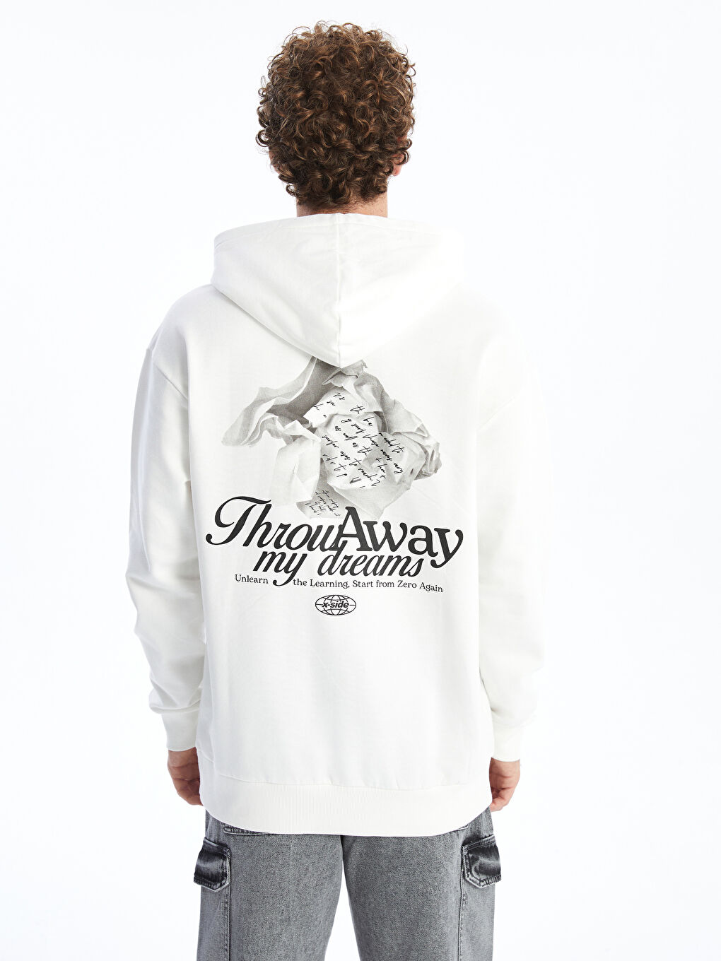 هودي تخين مطبوع كم طويل للرجال-3