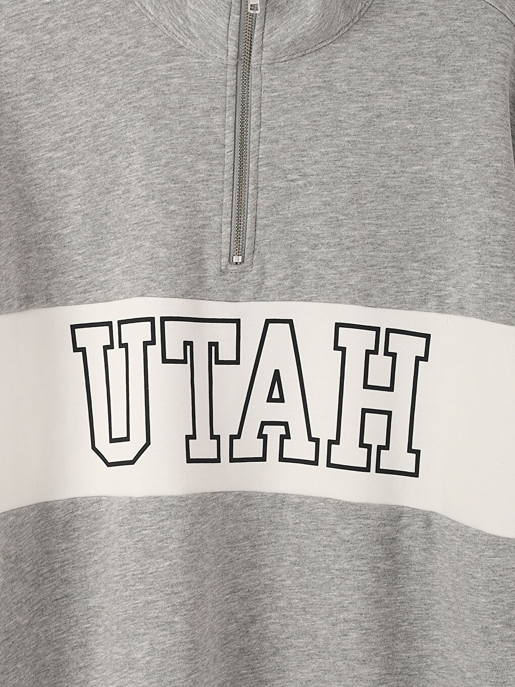 Funnel Neck Long Sleeve Printed Men's Thick Sweatshirt-2