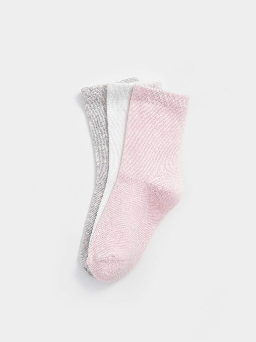 LCW Kids Schlichte Knöchelsocken für Mädchen, 3er-Pack -W46594Z4-FW2