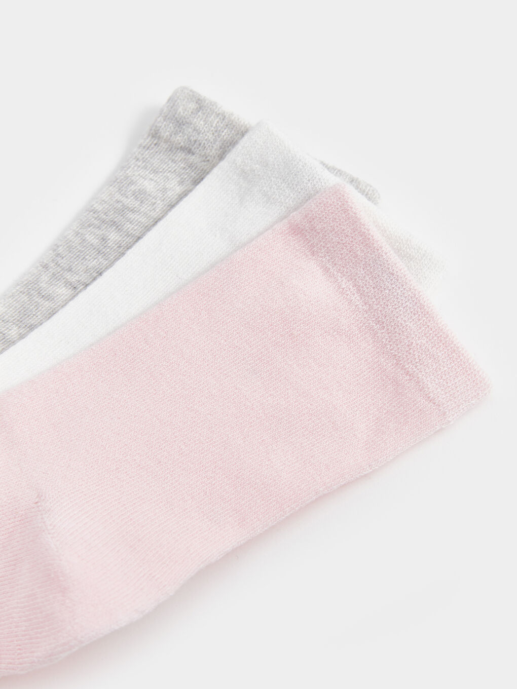 LCW Kids Schlichte Knöchelsocken für Mädchen, 3er-Pack -W46594Z4-FW2
