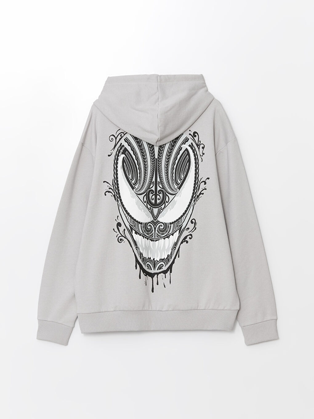 XSIDE Long Sleeve Venom Printed Men's Thick Hoodie -W46595Z8-YGE