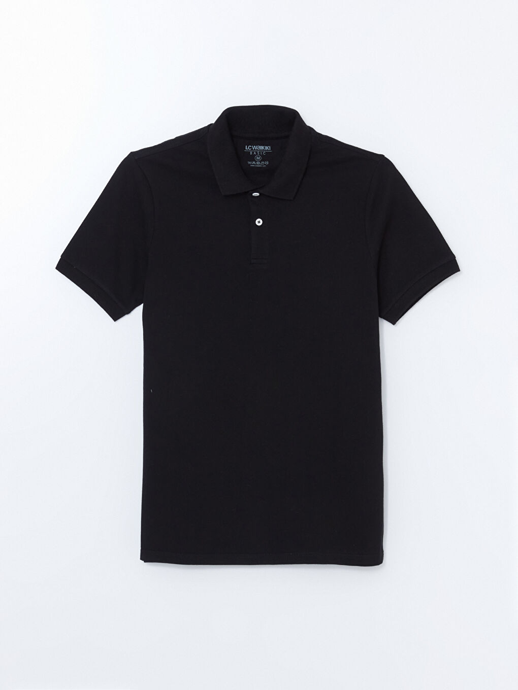 Polo Neck Short Sleeve Pique Men's T-Shirt-4