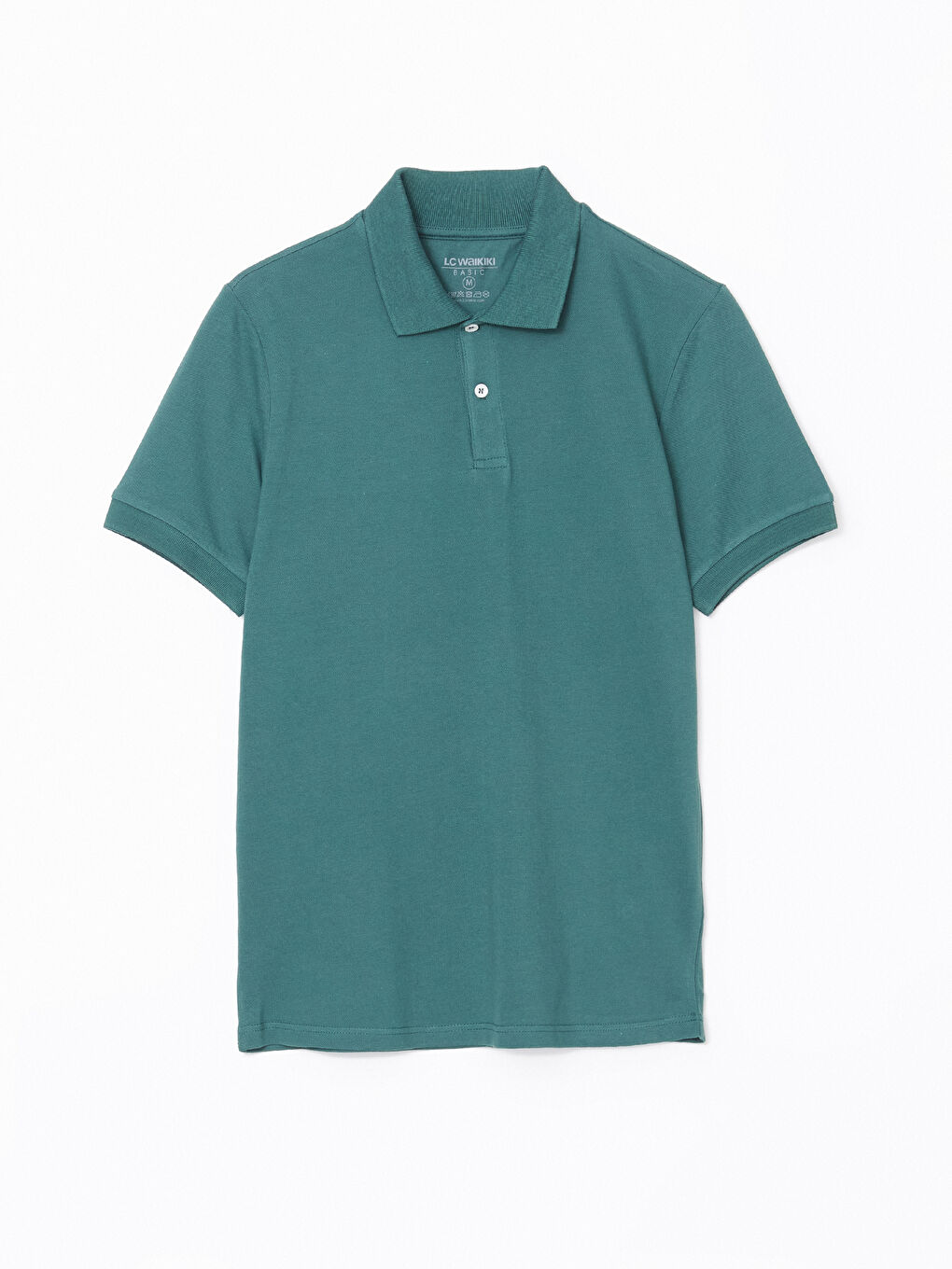 Polo Neck Short Sleeve Pique Men's T-Shirt-4