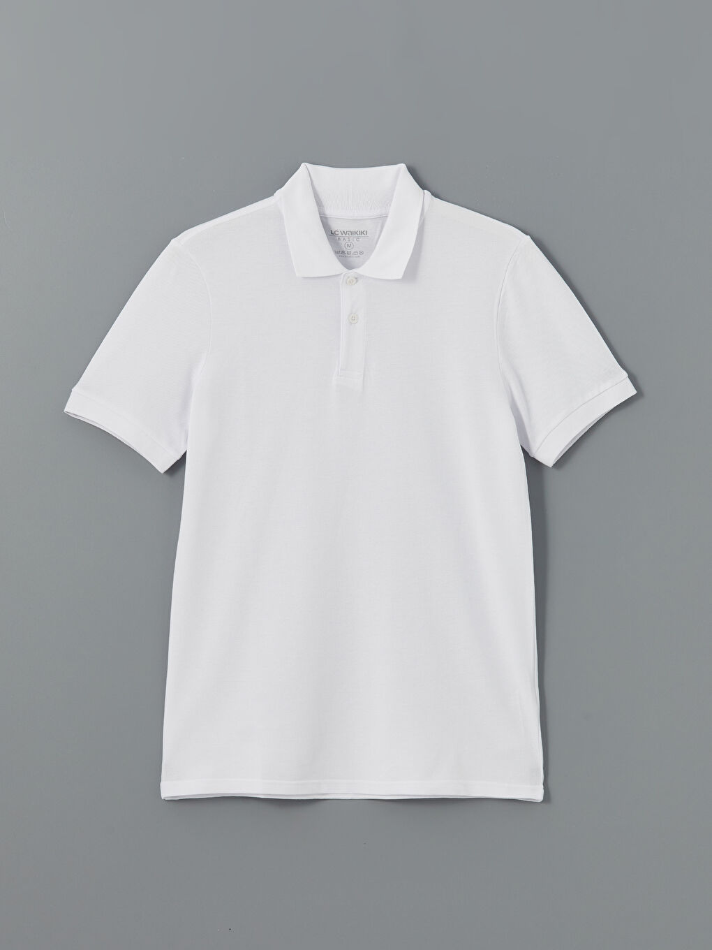 Polo Neck Short Sleeve Pique Men's T-Shirt-4