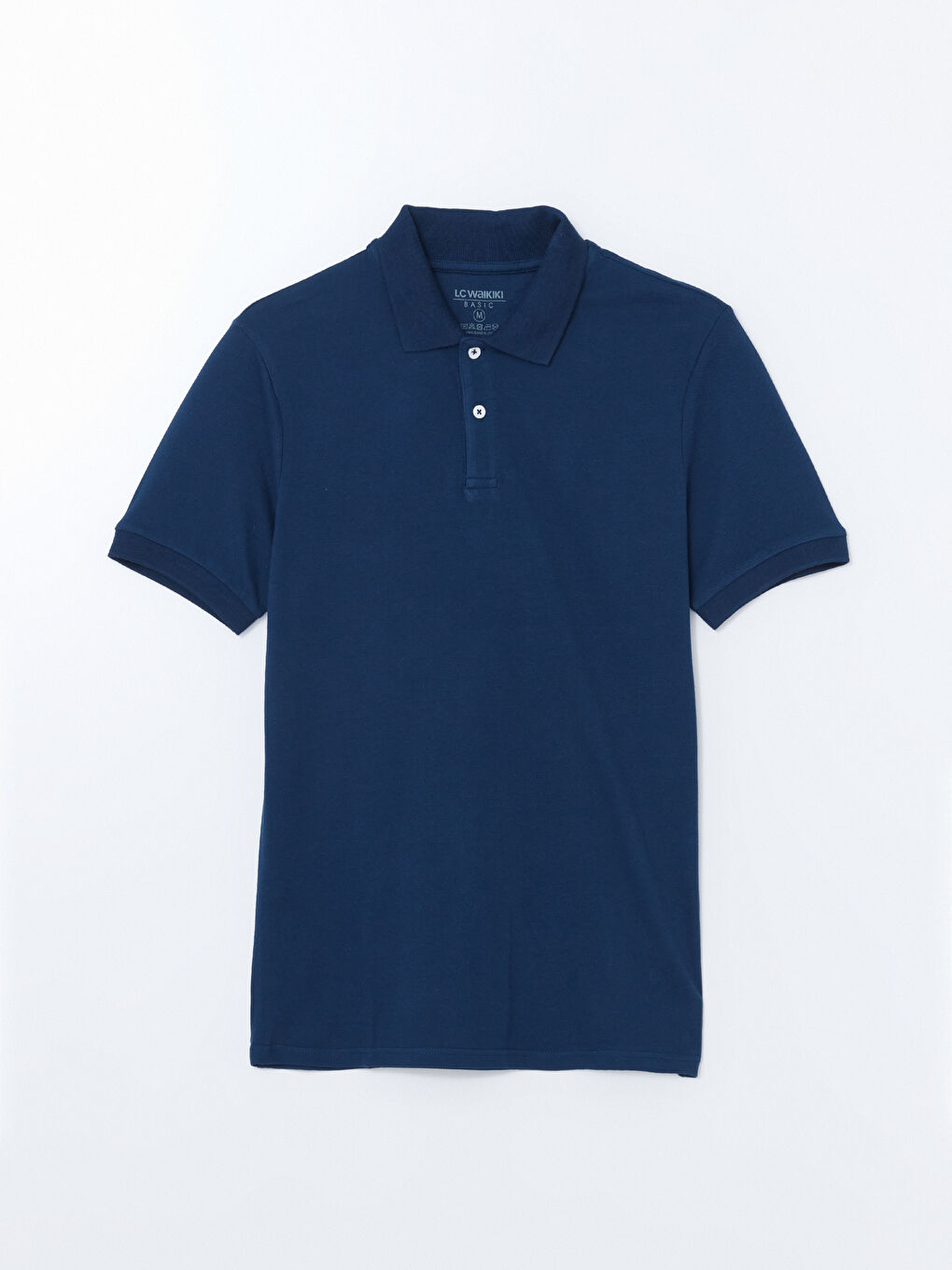 Polo Neck Short Sleeve Pique Men's T-Shirt-4