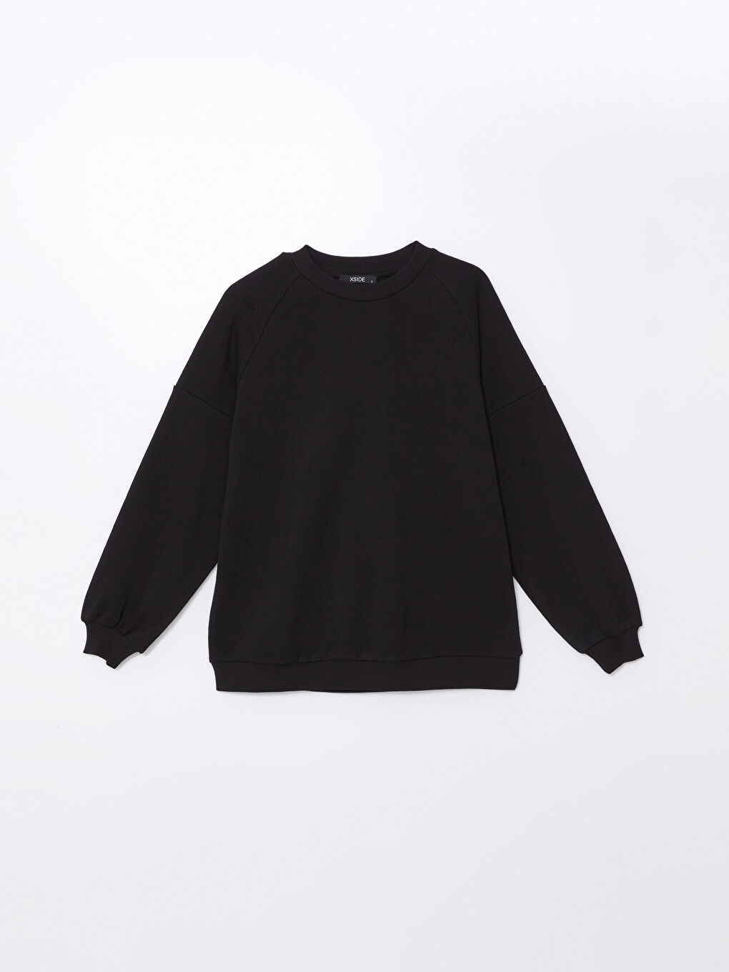 XSIDE Rundhalsausschnitt Schlichtes Oversize Sweatshirt für Damen -W46673Z8-CVL
