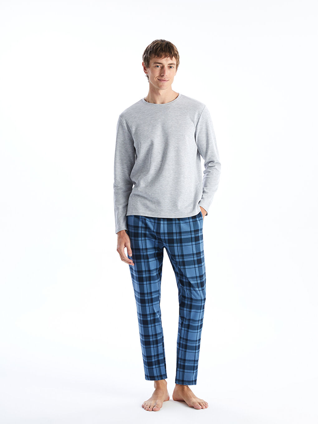 LC WAIKIKI Siyah Standart Kalıp Erkek Pijama Takımı